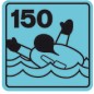 
Gilet sauvetage Aurora 150 N  (EN12402-4) 20-30 kg 
