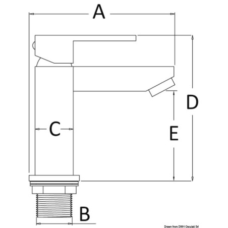 
Robinet lavabo bas Square 
