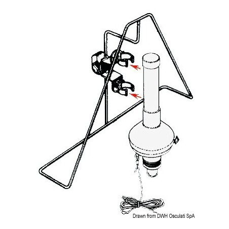 
Support inox pour 22.416.xx 
