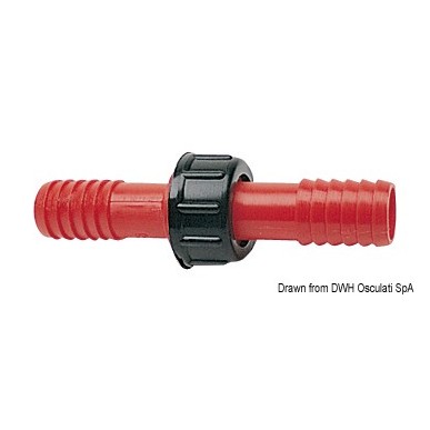 Raccord cylindrique nylon 35 mm  Ref 17.205.35