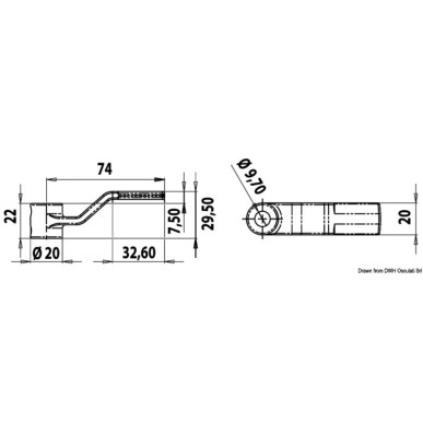 Levier de rechange lève-plancher 29,5 mm | EAN 8033137127441 Ref 38.159.81