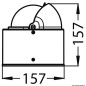 
Compas 4" RIVIERA AV rose noire/boîtier noir 
