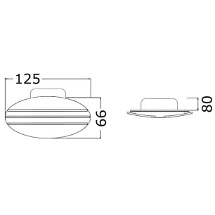 
Avertisseur  encastrer escamotable 12 V 105 db 
