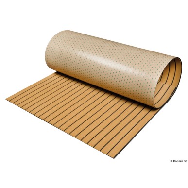 Natte autocollante effet bois - Revêtement pont & campingcCar | Toocap