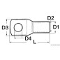 
Cosse de puissance x câble 16 mm² 
