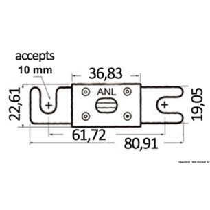 
Fusible haute capacité 300 A 
