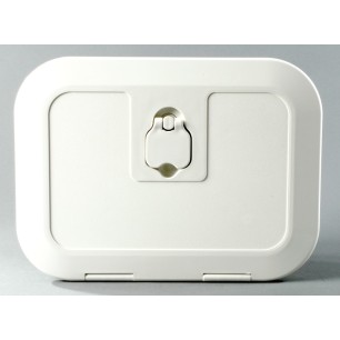 Caisson blanc avec porte 280 x 180 mm façade B