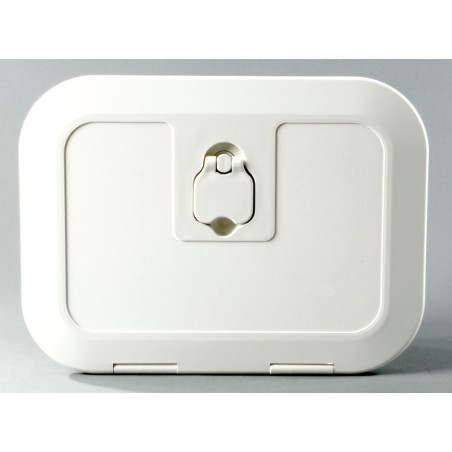 Caisson blanc avec porte 280 x 180 mm façade B