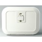Caisson blanc avec porte 280 x 180 mm façade B