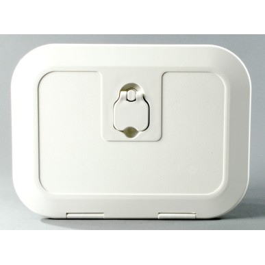 Caisson blanc avec porte 280 x 180 mm façade B