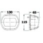 
Feu de navigation Maxi 20 AISI 316 225° blanc 12V 
