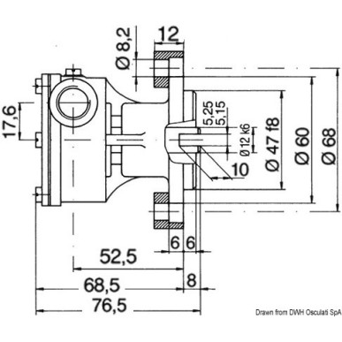 
Pompe Nauco FPR038/034 bouche 3/8" 
