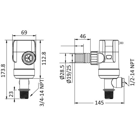 
Pompe aératrice Europump Next Generation 24V montage interne 
