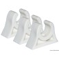 
10 Clips blancs pour tubes 19/20 mm 
