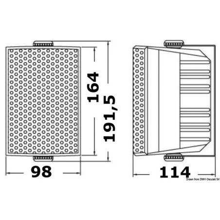 
Cabinet stereo 2-way speakers white 
