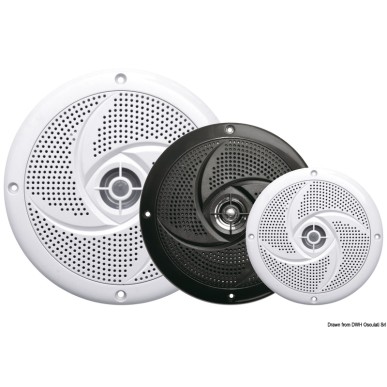 
Enceintes double cône ultra slim 6,5" - noir 
