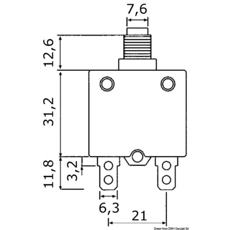 
Fusible automatique thermique 15 A 
