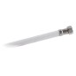 
Boîtier douche blanc Classic Evo tuyau nylon 2,5mm Montage  paroi
