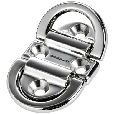 
Anneau rabattable 59x99mm double 8 mm Charge de rupture Kg 3600
