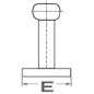 
Taquet Nordik AISI316 poli miroir 205 mm 
