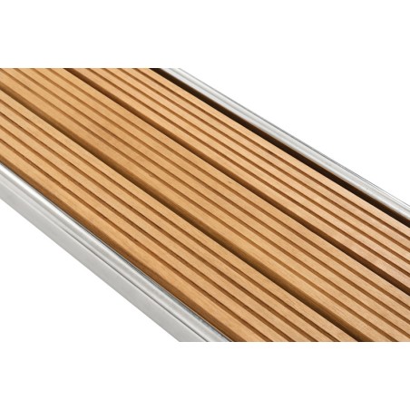 
Passerelle pliable AISI316/iroko 220 cm 
