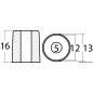 
Anode cylindre pour Yamaha 2,5/70 HP 
