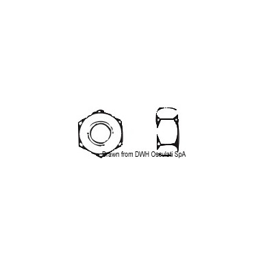 Ecrou hexagonal 16 mm AISI 304 DADI-16| EAN 8033137178344 Ref A2-934-16