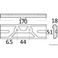 
Anode plaque zinc pour  Mercury/Mariner 150 HP 
