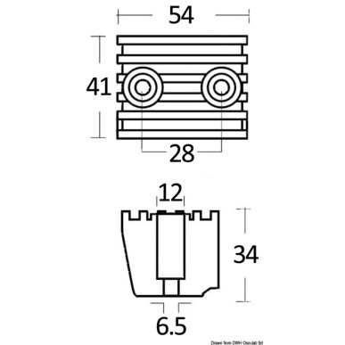 
Anode pied magnésium Volvo DPX 
