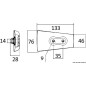 
Anode aluminium p. Volvo Penta DP 3589875/3589876 

