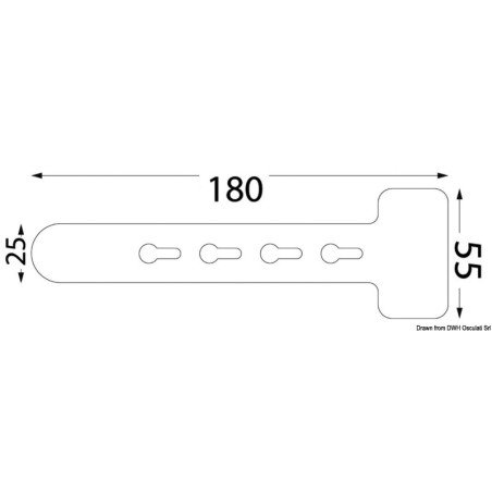 
Tender de bâche réglable en plastique souple 
