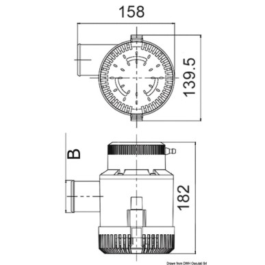 Pompe de fond de cale immergée Maxi G3500 12 V | EAN 8033137063473 Ref 16.122.35