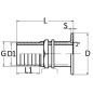 Passe-coque ras laiton chromé 2" x 56 mm
Passe-coque ras laiton chromé 2" x 56 mm