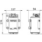 
Electropompe pour huile transv./changement 12V 10A 
