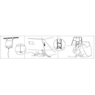 Echelle de secours 11 marches noir | EAN 8033137216039 Ref 49.522.31