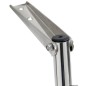 
Echelle télescopique large AISI316 noir 3 marches 
