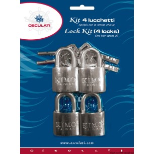 
Kit 4 cadenas inox 20 x 30 mm 
