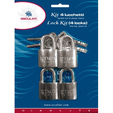 Kit 4 cadenas inox 20 x 30 mm | EAN 8033137020100 Ref 38.022.34
