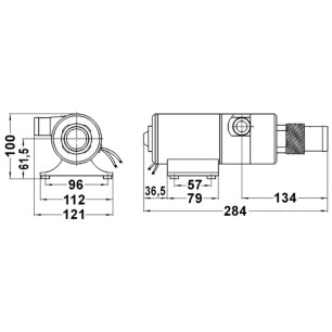 
Broyeur auto-amorçant 12 V 45 l/min 
