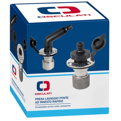 Attache baïonette + raccord plastique incliné | EAN 8033137194870 Ref 16.442.23