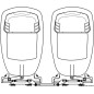
Barre accouplement double A95-32 
