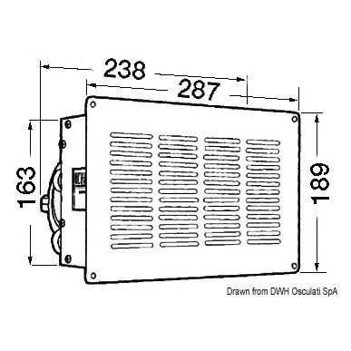 Radiateur mural HEATER CRAFT 28000 BTU 12 V | EAN 8033137153976 Ref 50.263.00