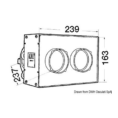 Radiateur centralisé HEATER CRAFT 28000 BTU 12 V | EAN 8033137153983 Ref 50.263.01