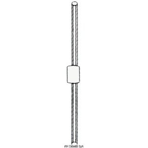 
Barre  roue inox poli miroir 6 branches 600 mm 
