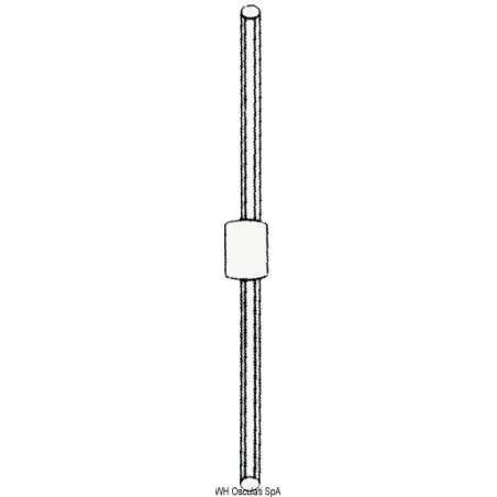 
Barre  roue inox poli miroir 6 branches 600 mm 

