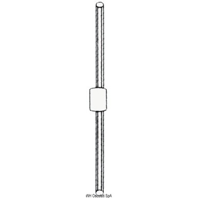 
Barre  roue inox poli miroir 6 branches 600 mm 
