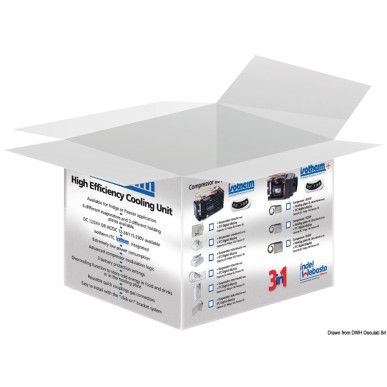 Unité réfrigérante + évaporateur ISOTHERM ITC 150l | EAN 8033137155192 Ref 50.931.93