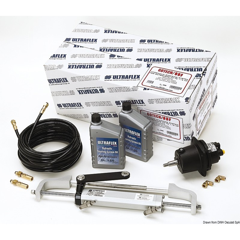 Kit timonerie hydr. ULTRAFLEX Gotech horsboard frontal Kit timonerie hydr. ULTRAFLEX Gotech horsboard frontal