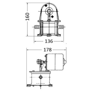 
Pompe fond de cale  diaphragme Geiser 12 V 
