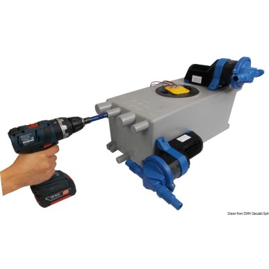 Collecteur eaux usées WHALE 20l + capteur IC | EAN 8033137095825 Ref 16.222.98